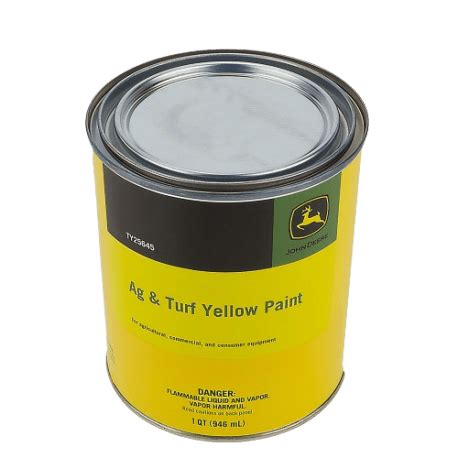 john deere turf yellow paint